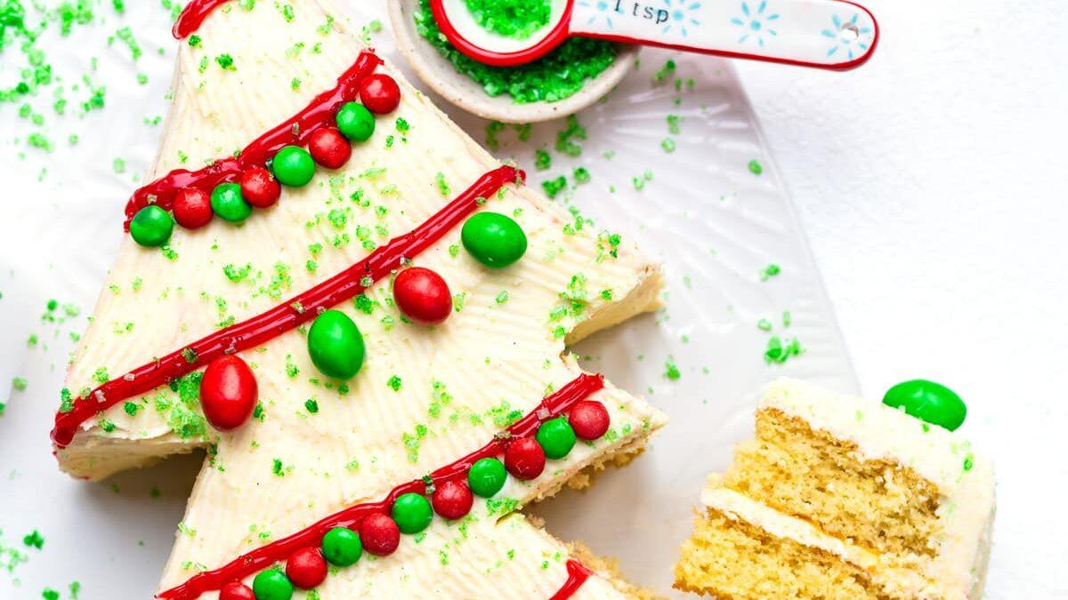 Christmas Tree Cake
