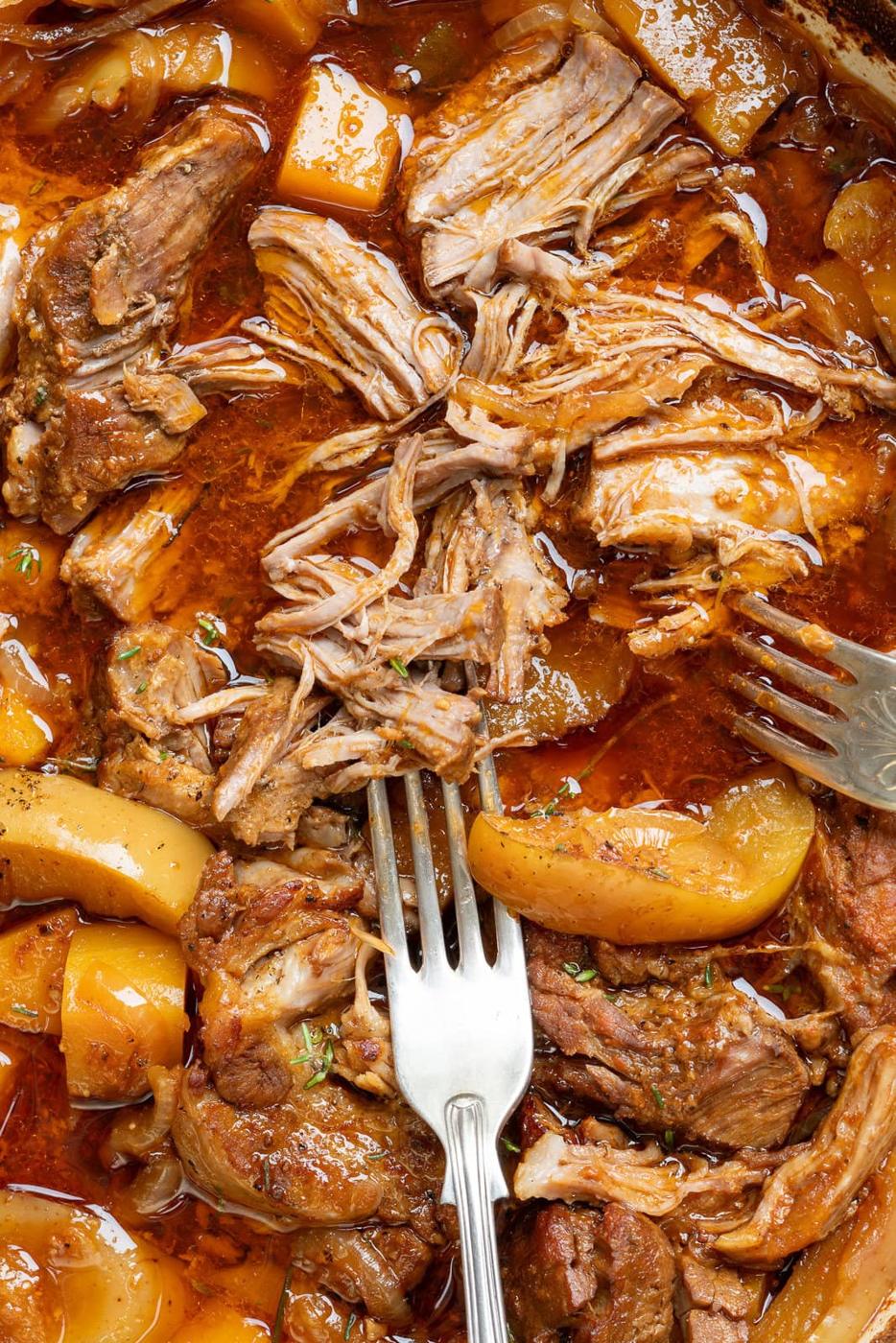 Cider Braised Pork Shoulder