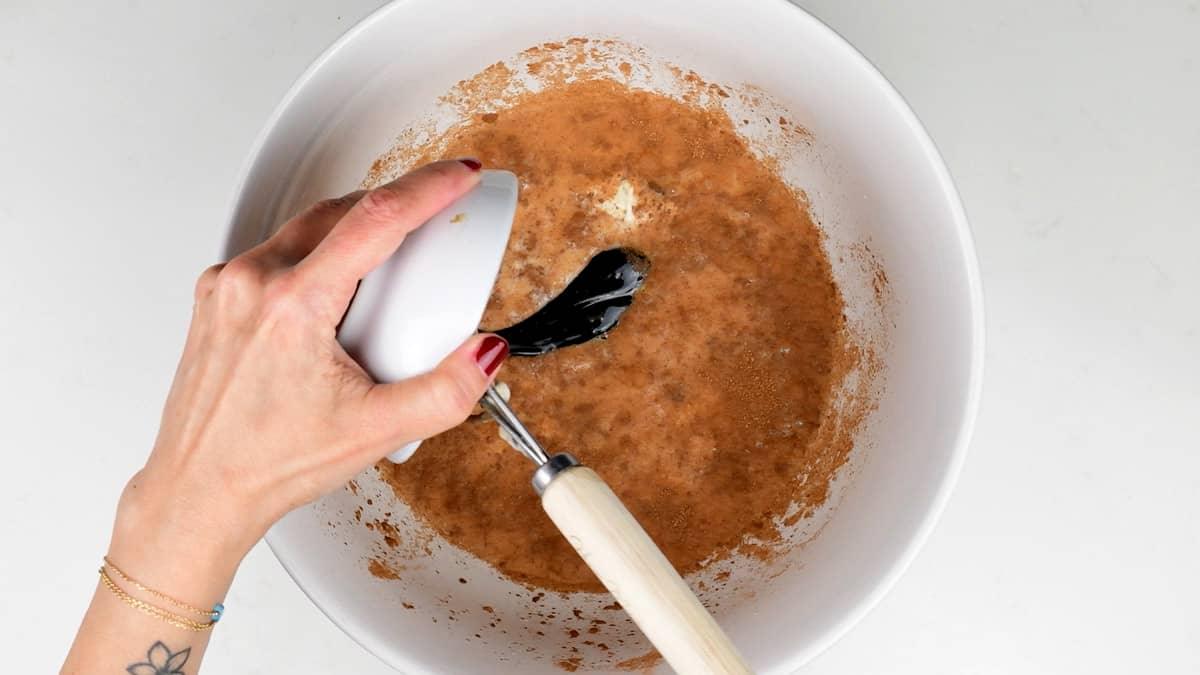 Prepping dough for cinnamon raisin sourdough