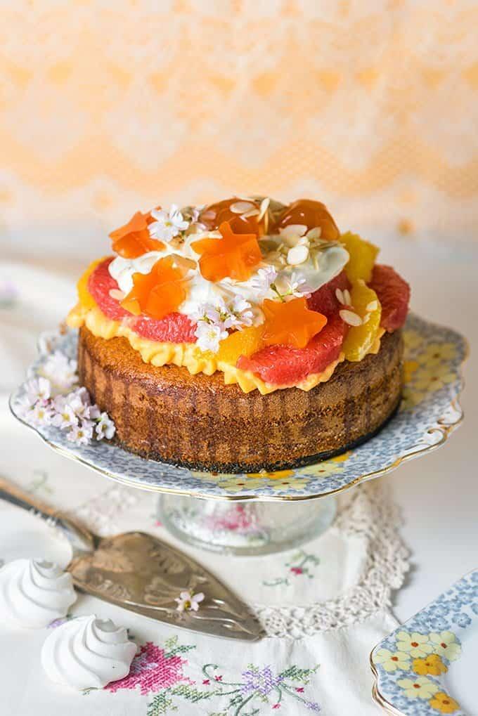 Trifle Cake with Pastry Cream