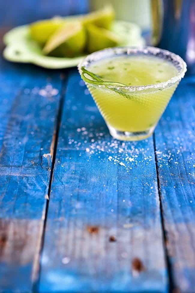 Refreshing Cucumber Mint Margarita
