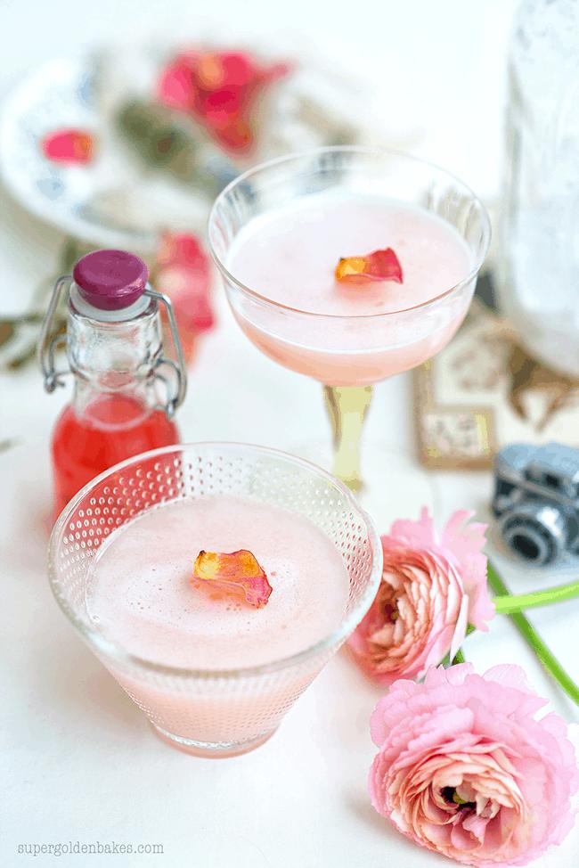 Rhubarb Sour With Homemade Rhubarb Syrup