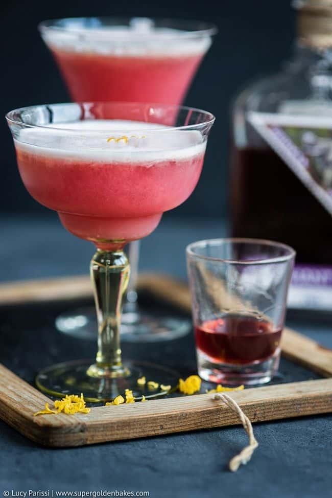 A gorgeous gin based cocktail – perfect for sipping on Valentine's Day. I usually double the quantities to serve two.