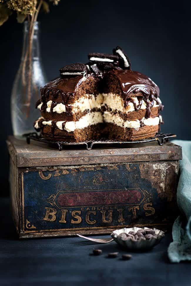 Cookies and Cream Layer Cake