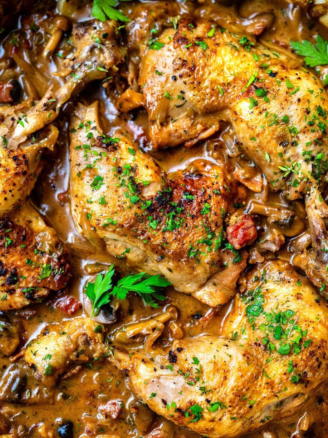 Coq Au Vin Blanc