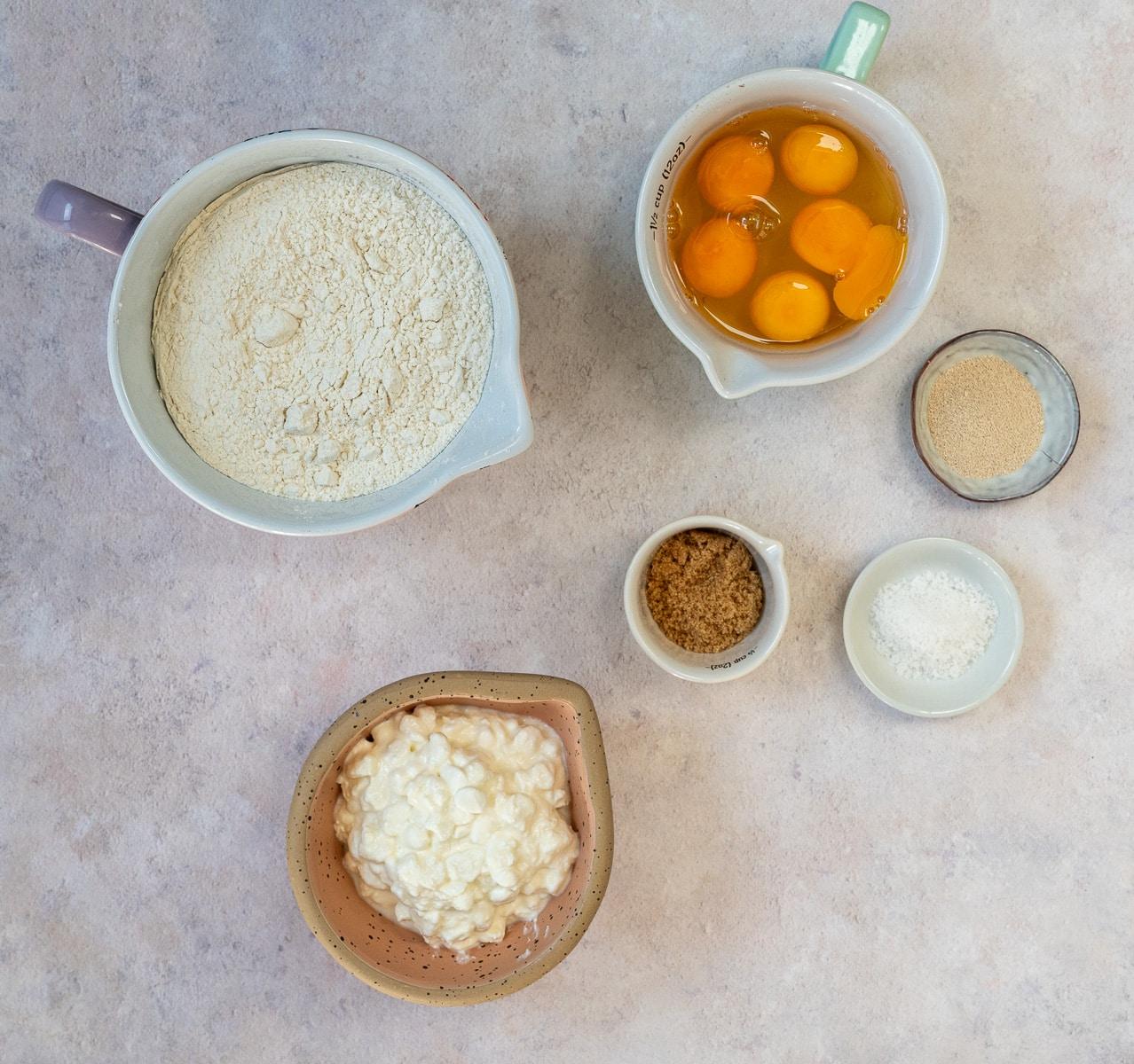 Cottage cheese bread ingredients