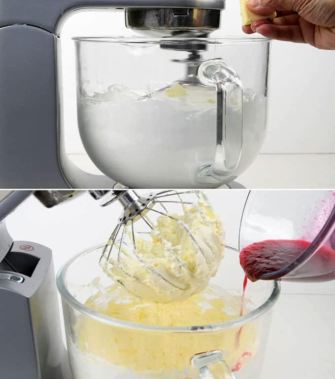 Making Swiss meringue buttercream