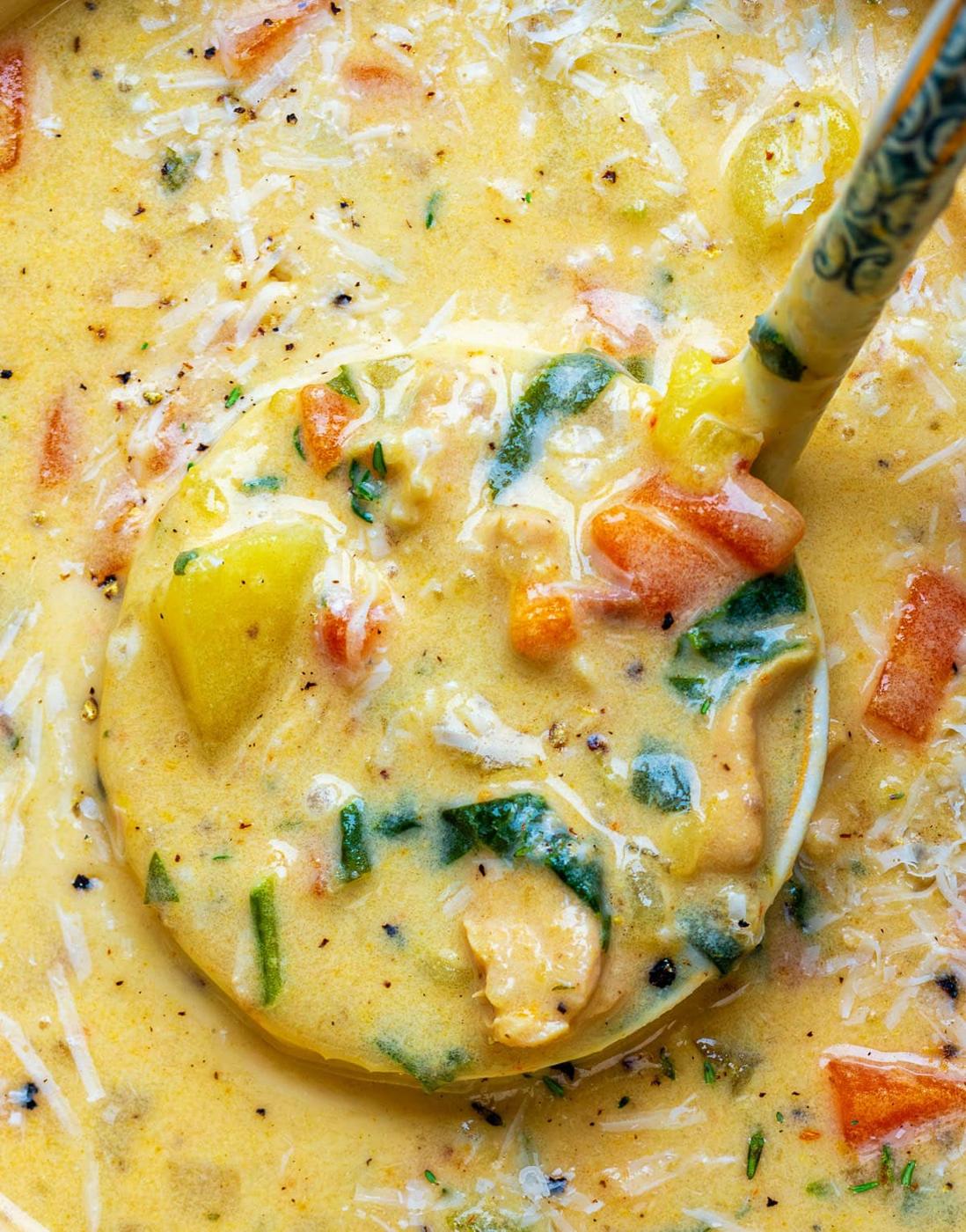 Creamy Chicken Potato Soup