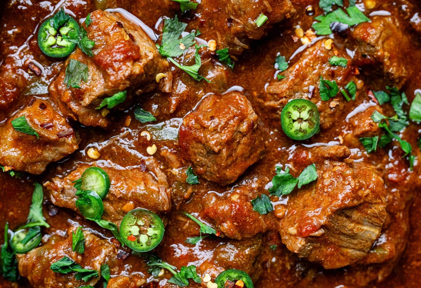 Crock Pot Carne Guisada (Mexican Beef Stew)