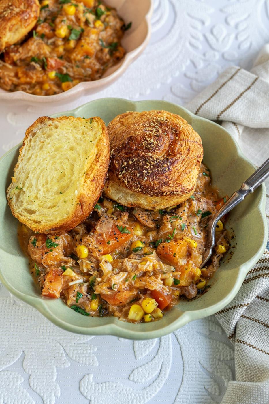 Crock Pot Chicken Pie