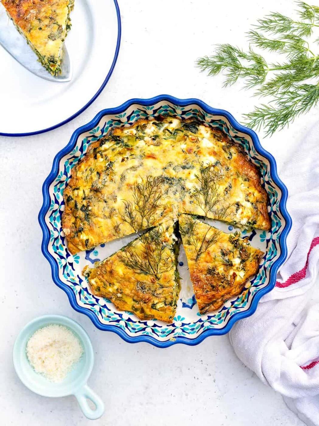 Crustless Spinach Quiche (Slimming Friendly!)