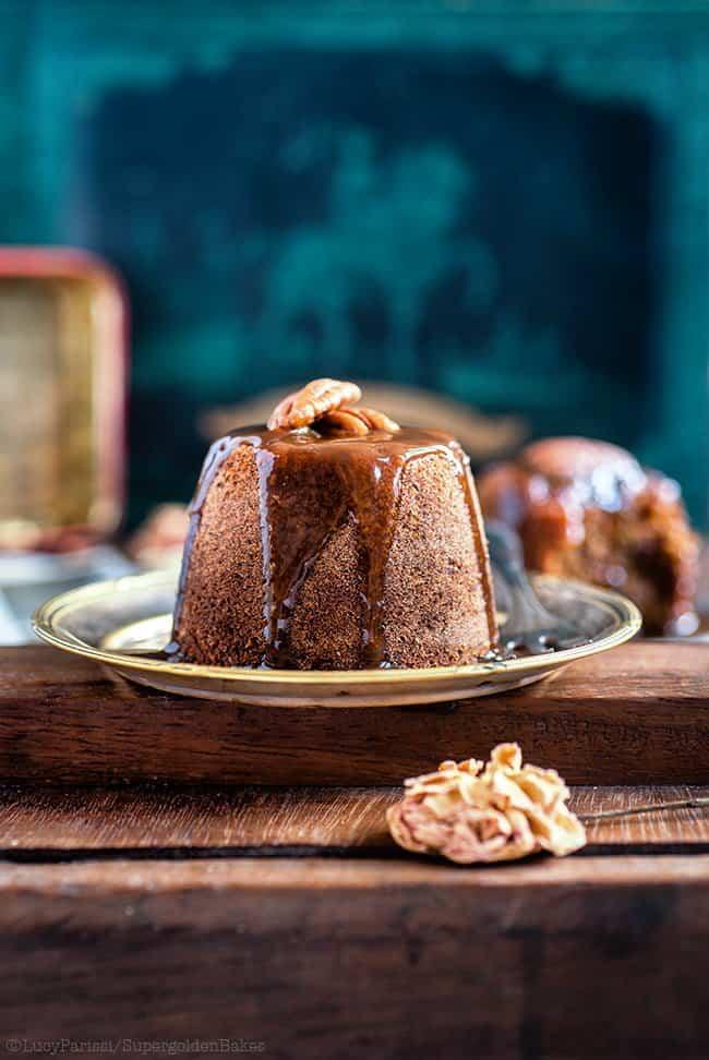 Date and Ginger Sticky Toffee Puddings