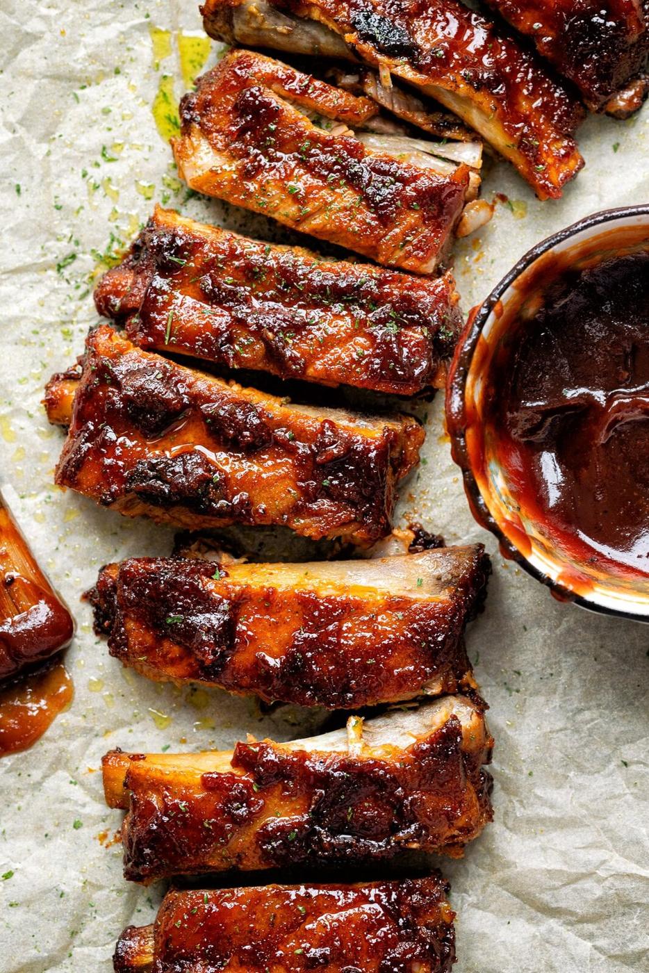 Fall Off The Bone Oven Barbecue Ribs