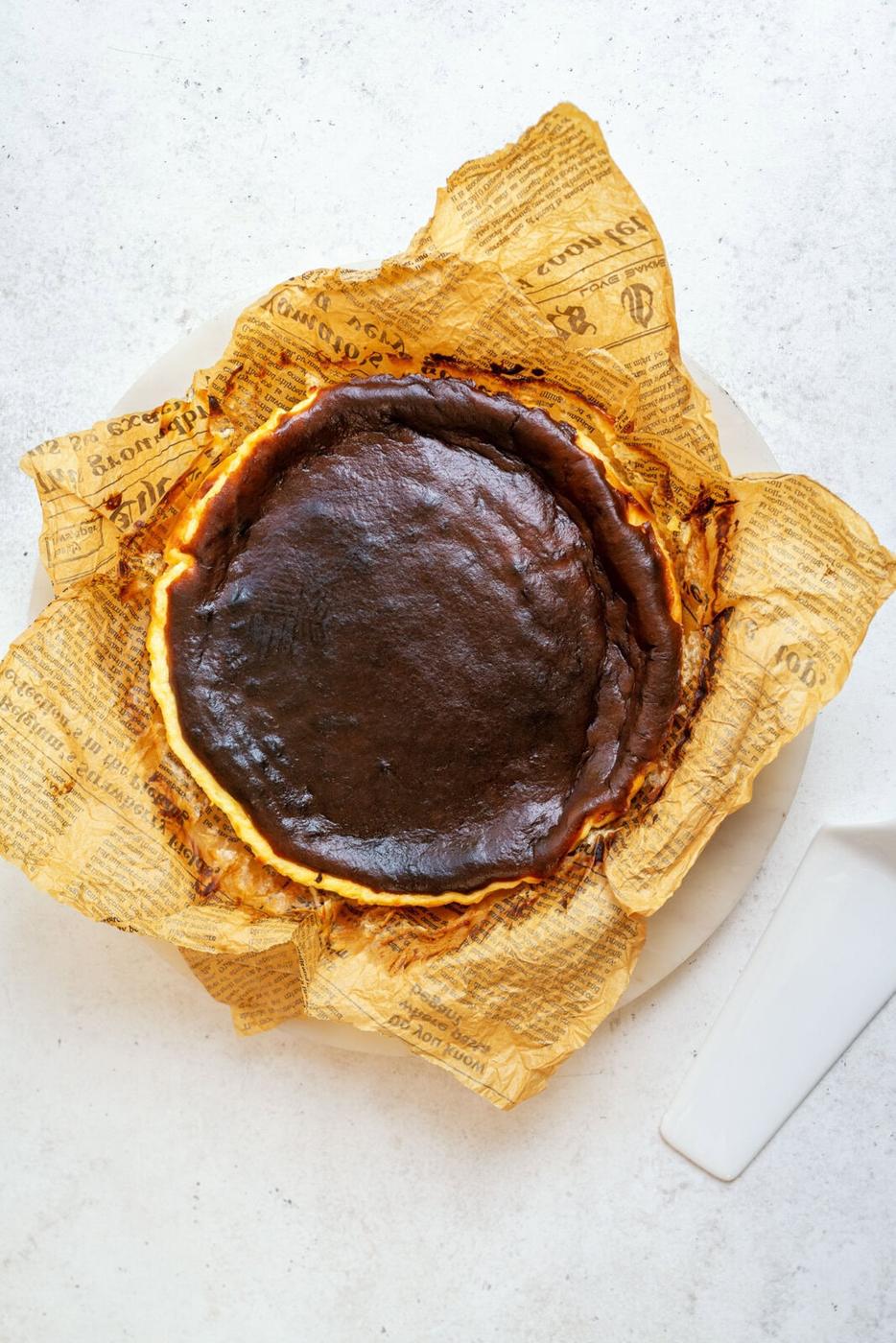 Air Fryer Basque Cheesecake (Just 4 Ingredients!)