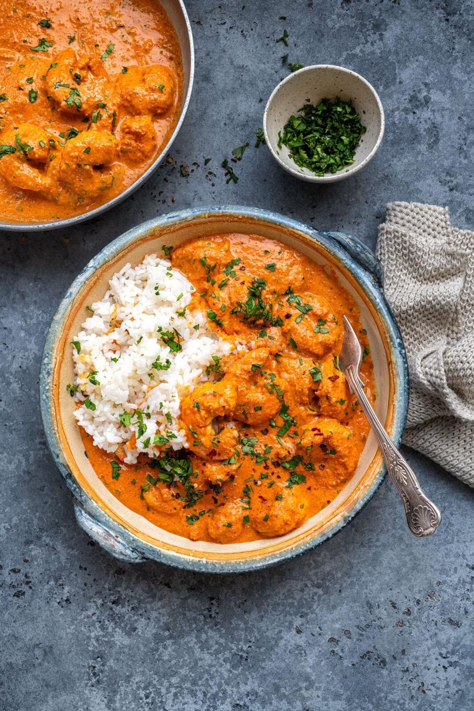 Easy Butter Shrimp Curry
