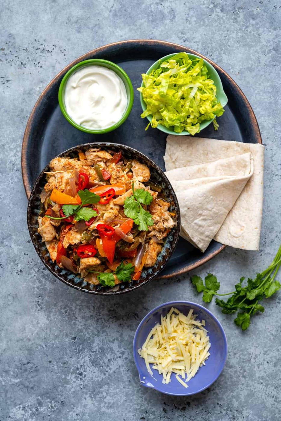 Slow Cooker Chicken Fajitas