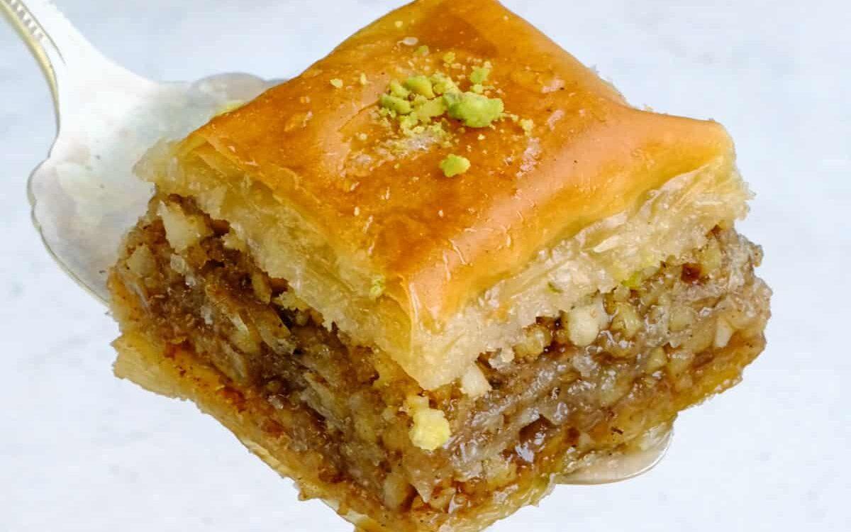 slice of baklava