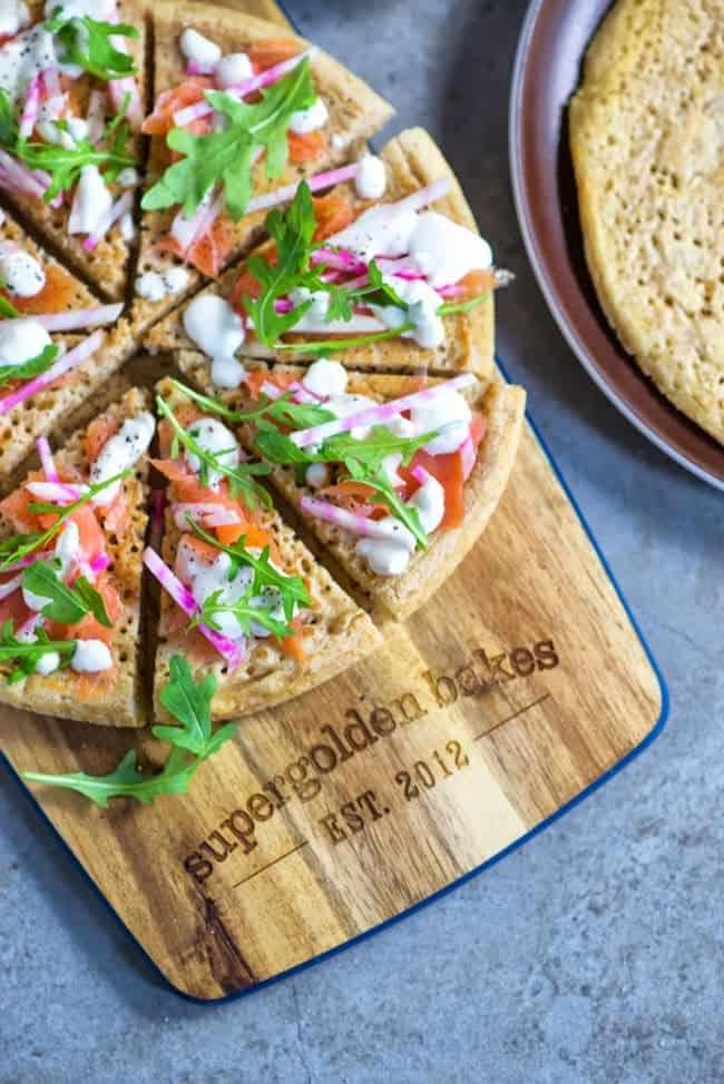 Giant Blini ‘pizza’