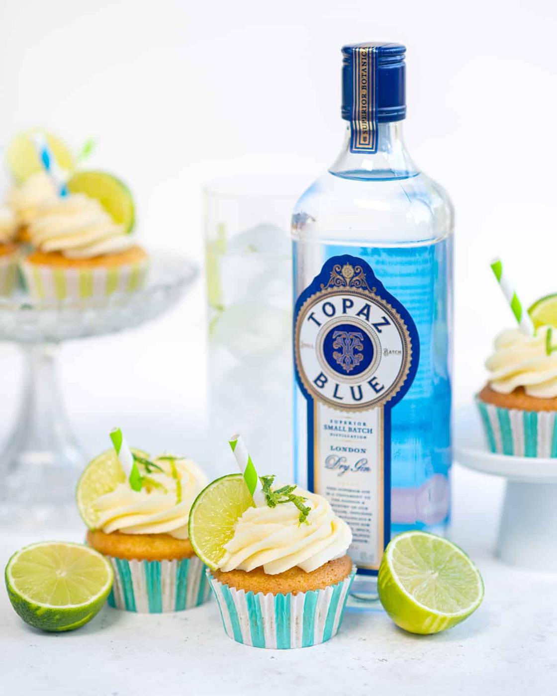 Gin and Tonic Cupcakes