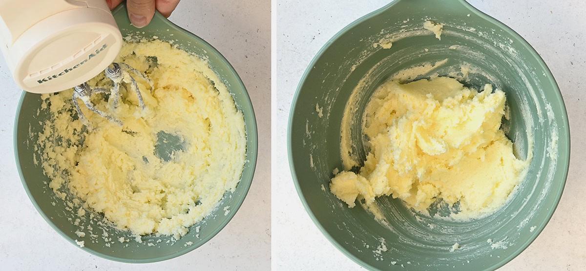 creaming butter and sugar