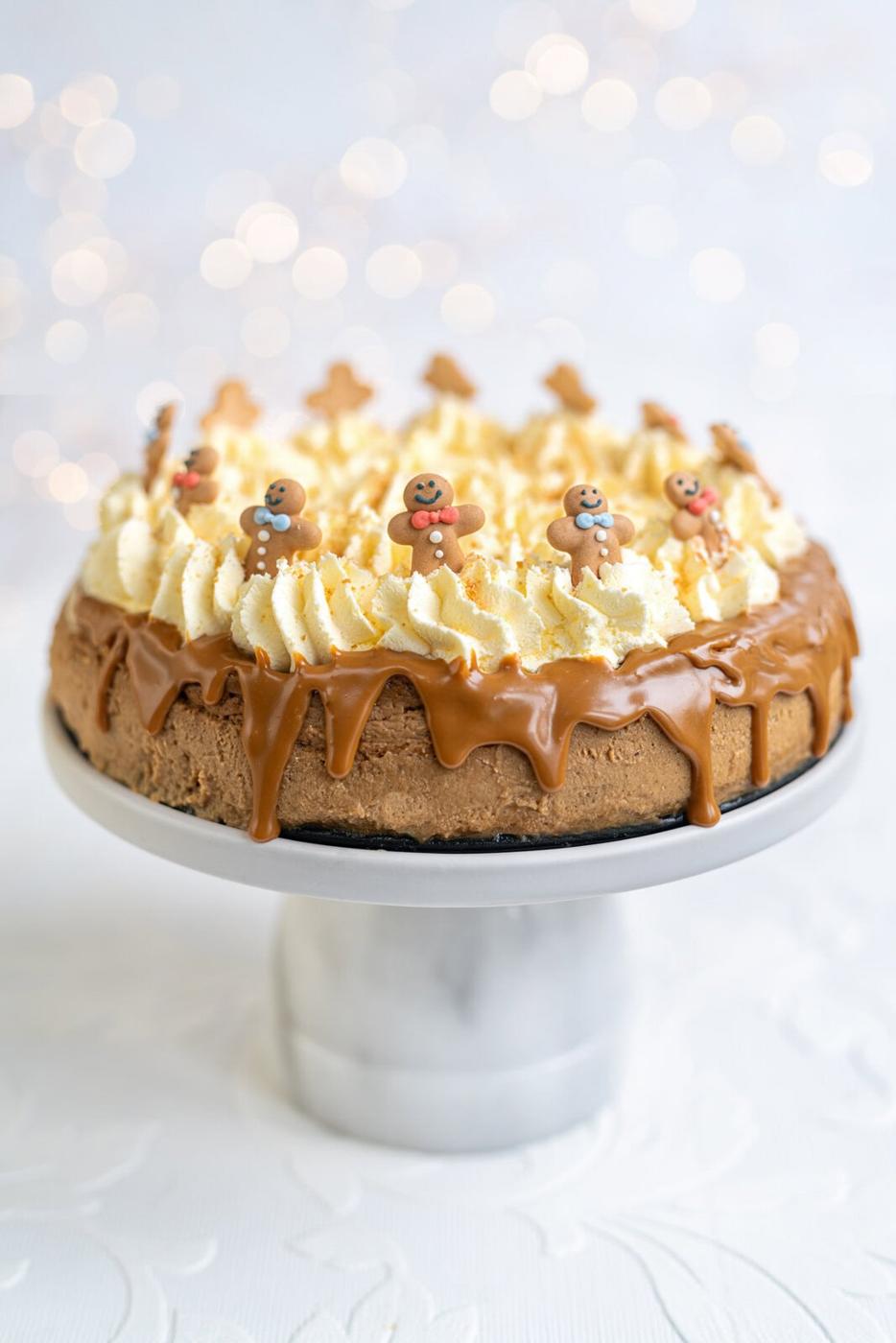 Gingerbread Cheesecake (Air Fryer or Oven!)