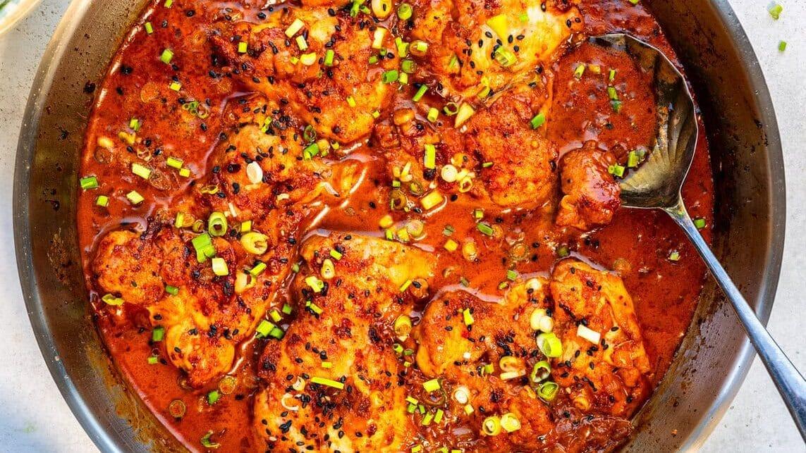 Gochujang Chicken Thighs
