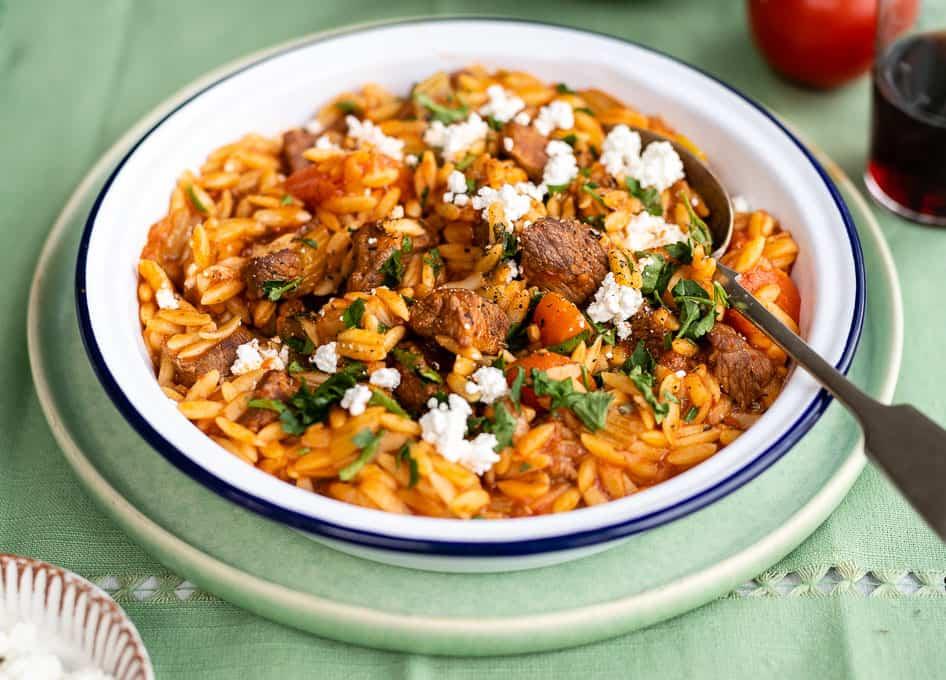 Greek lamb Giouvetsi