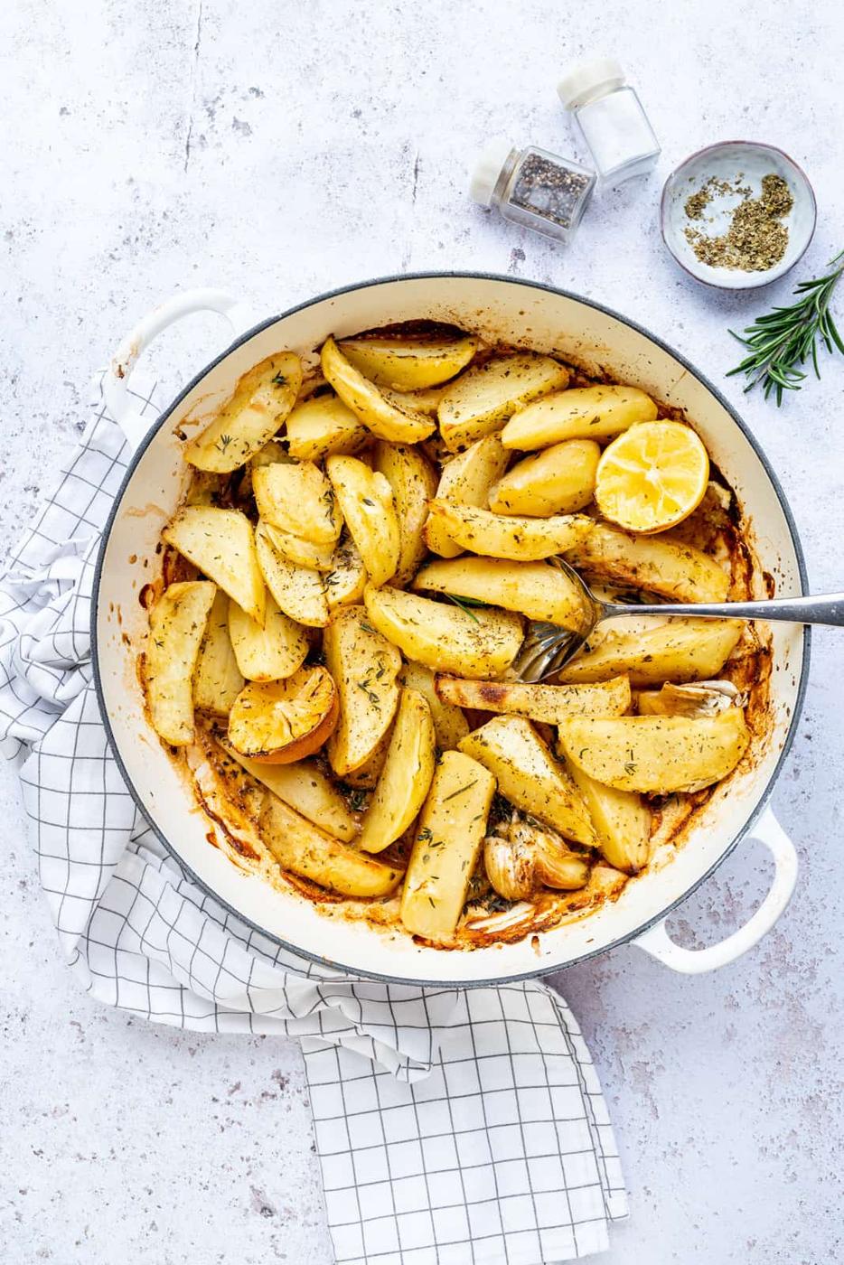 Best Greek Lemon Potatoes