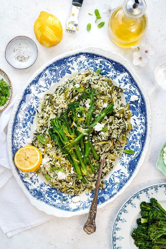 Spanakorizo – Greek Spinach Rice