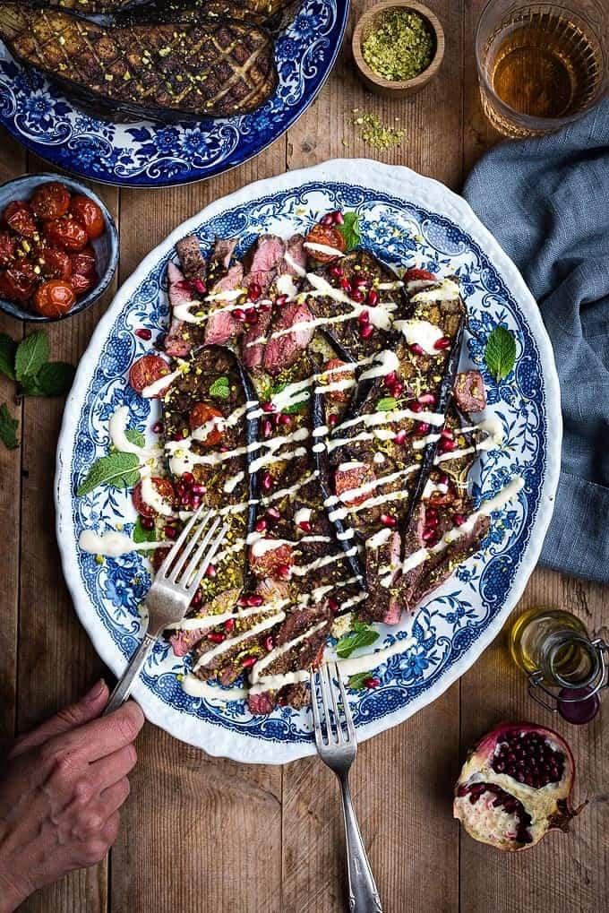 Griddled Lamb Leg Steaks
