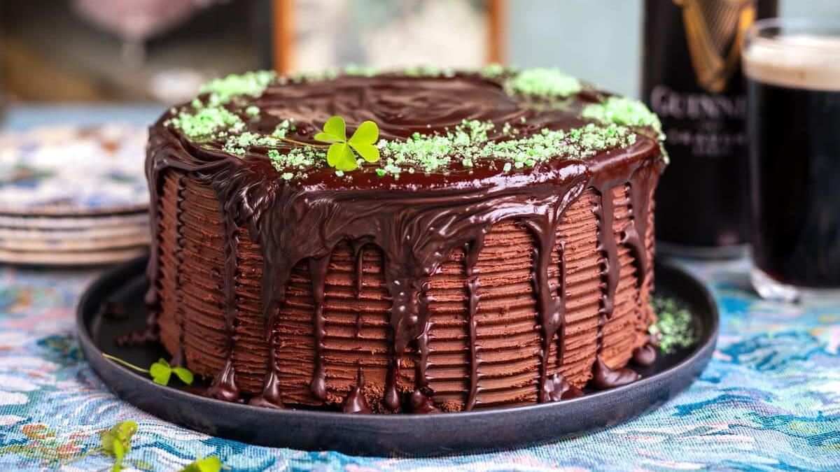 Rich Guinness Chocolate Cake