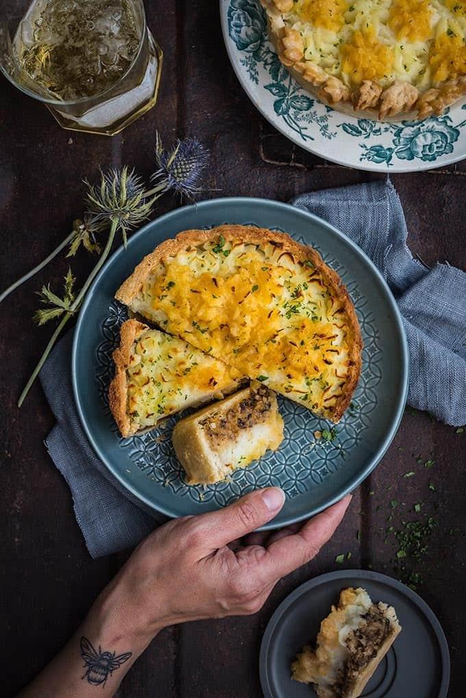 Haggis neeps and tatties pie
