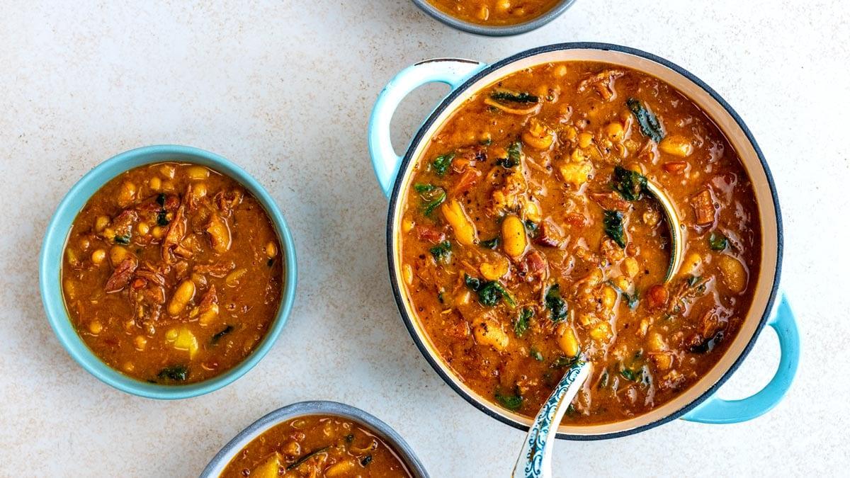 Hearty Ham and Bean Soup