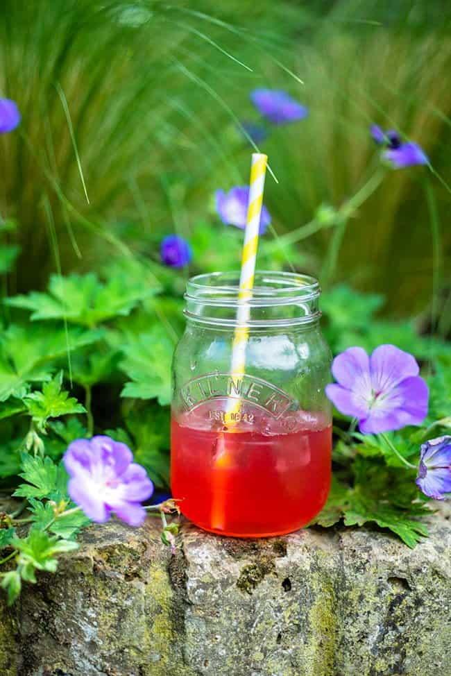 Homemade Raspberry Lemonade