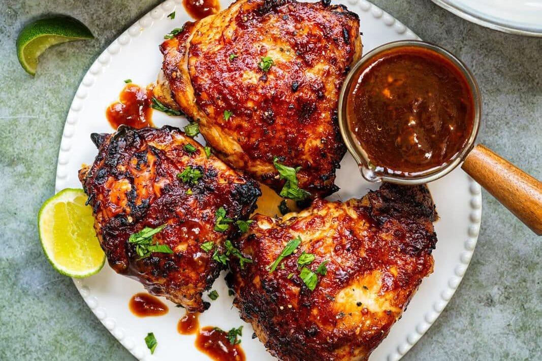 Honey Garlic Chicken Thighs