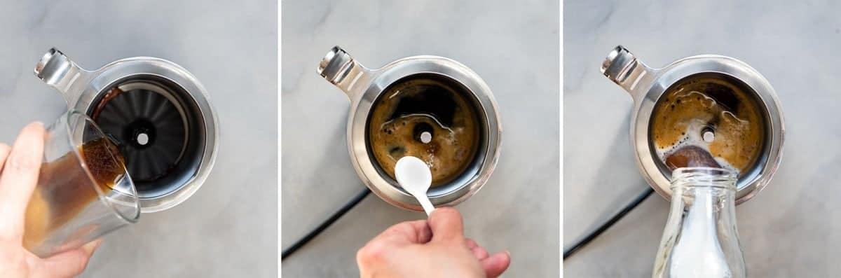 Using the Barista Coffee and Milk recipe maker step by step