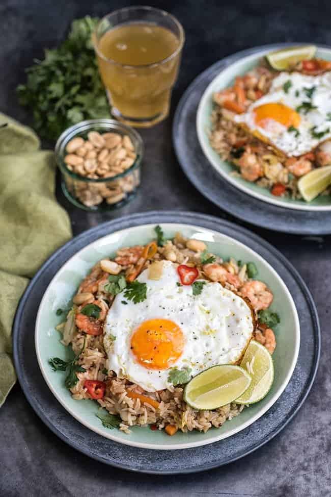 Indonesian Fried Rice – Nasi Goreng with Prawns
