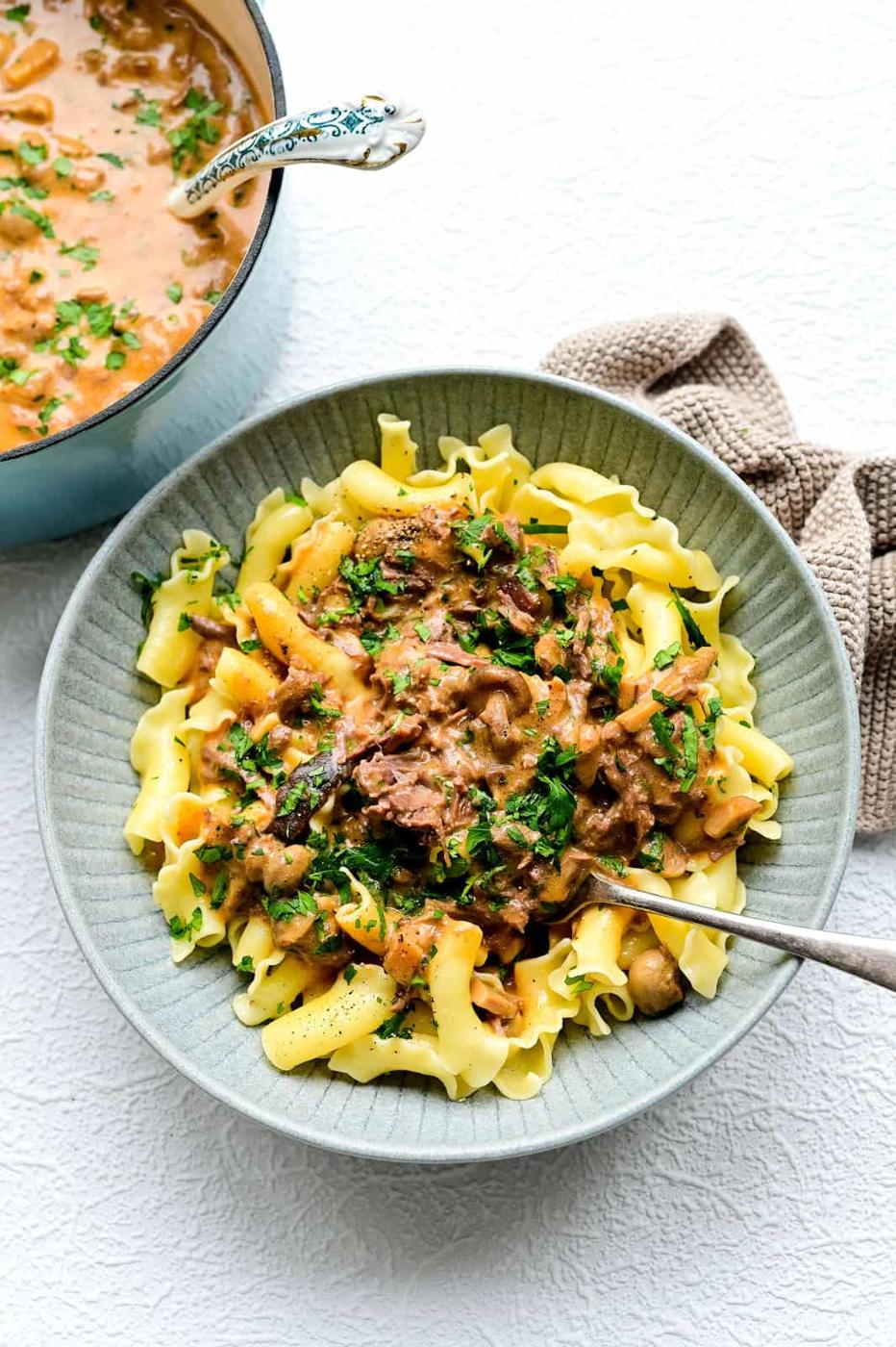 Easy Instant Pot Beef Stroganoff