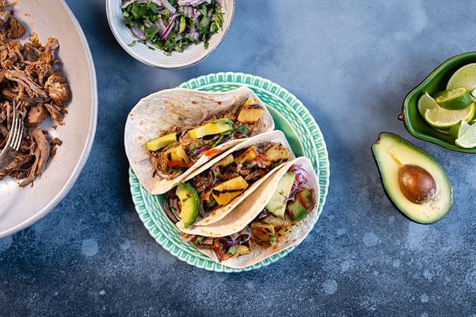 Lamb tacos al pastor