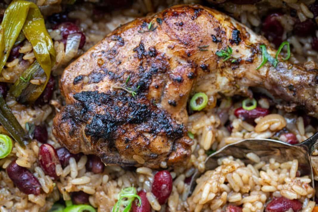 Jerk Chicken Rice and Peas