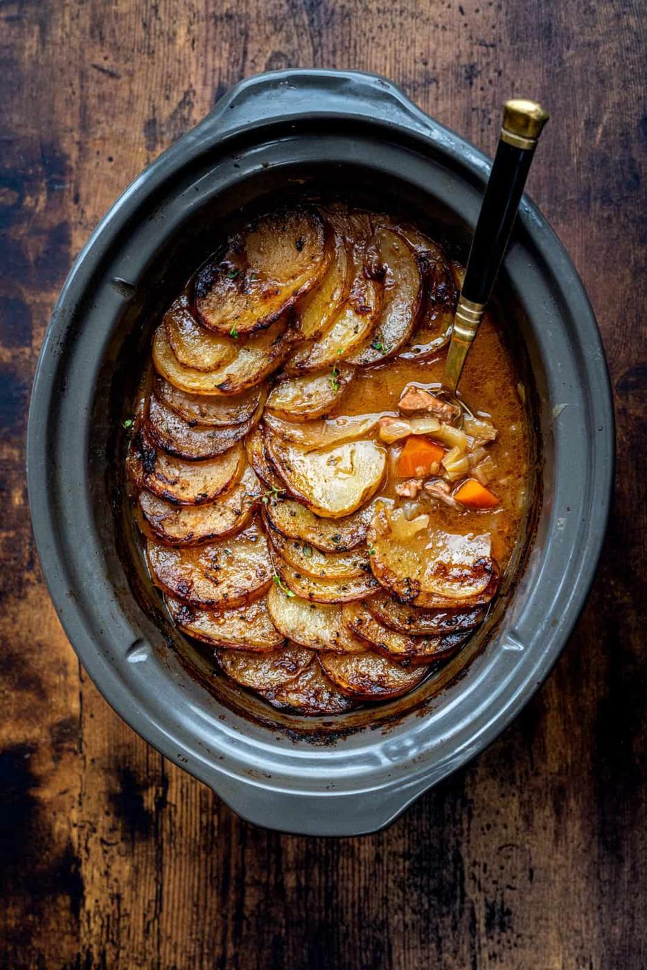 Slow Cooker Welsh Lamb Hotpot