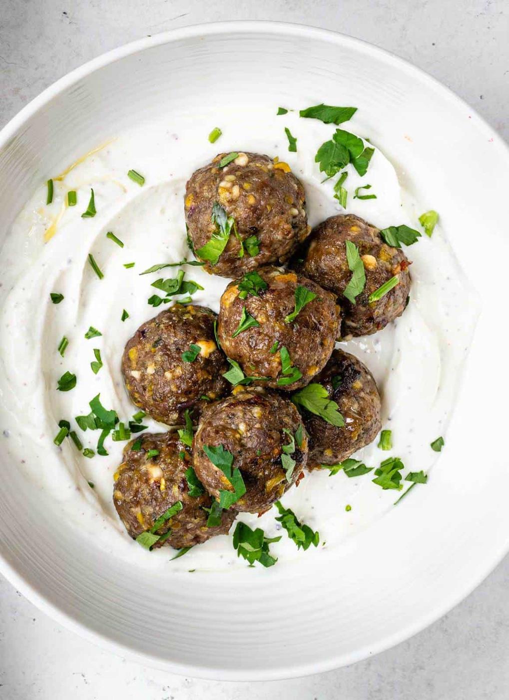Greek Lamb Meatballs