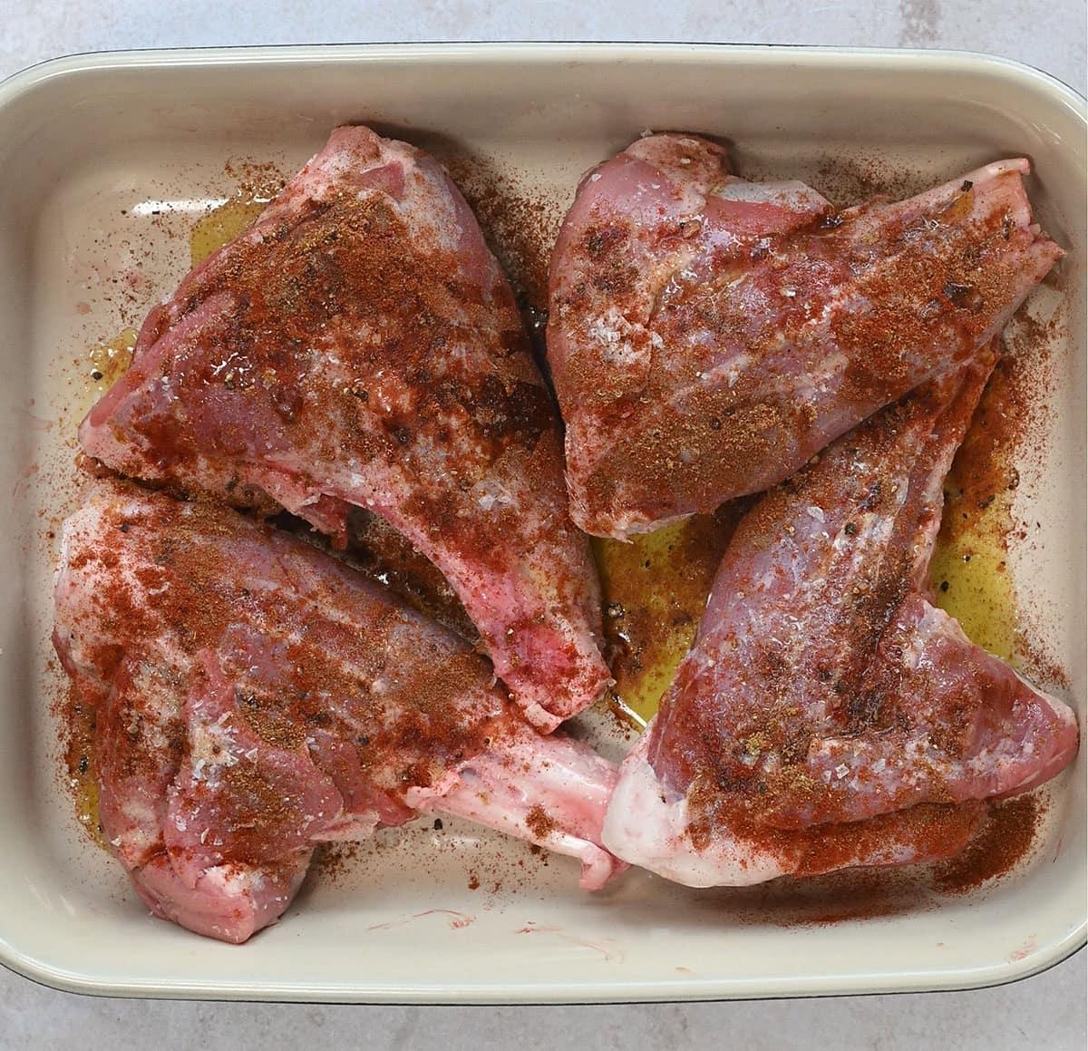 seasoned lamb shanks