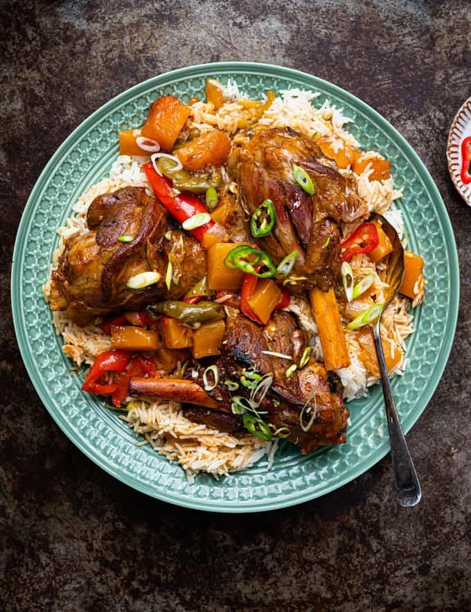Braised Lamb Shanks