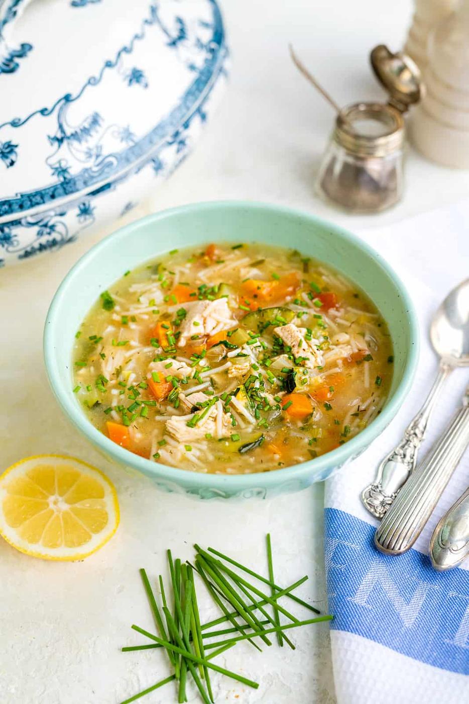 Leftover Turkey Soup