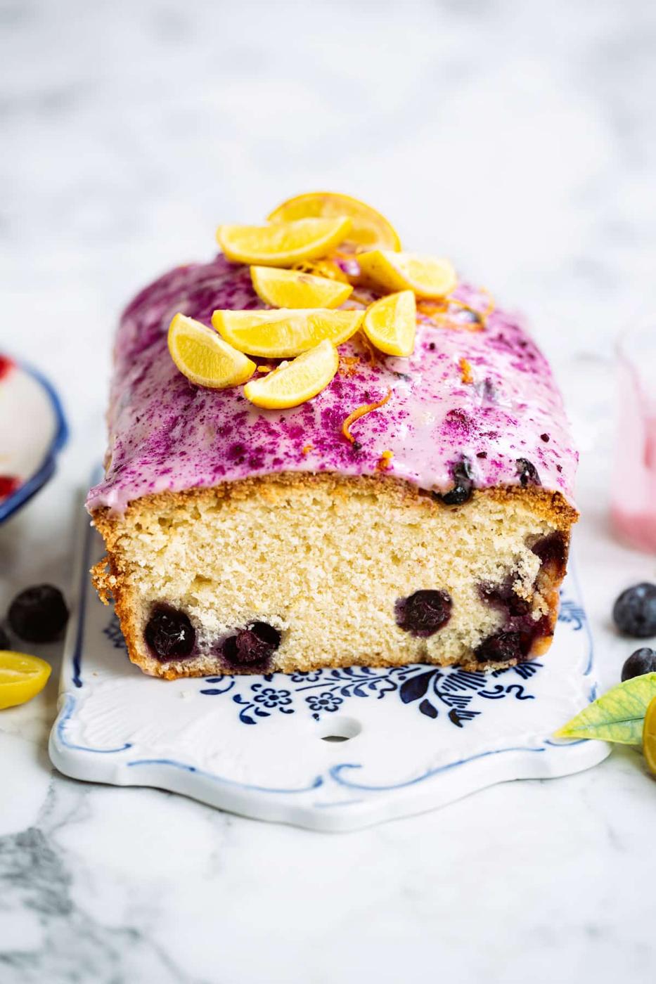 Lemon and Blueberry Loaf Cake