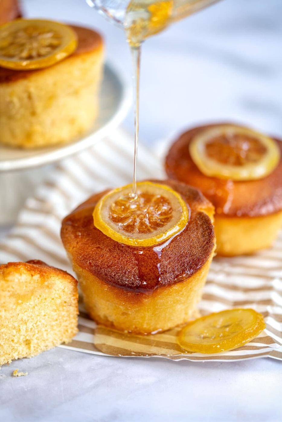 Easy Lemon Curd Muffins (Air Fryer or Oven)