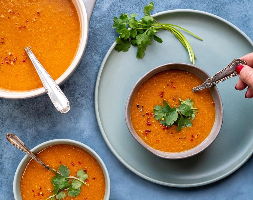 Red lentil soup recipe