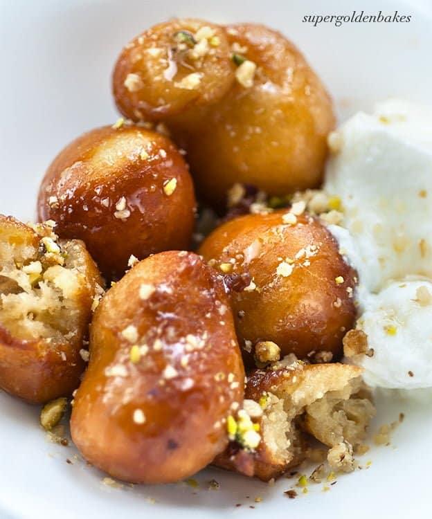 Loukoumades {Greek Donut Holes}