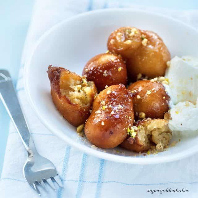 Loukoumades {Greek Donut Holes}